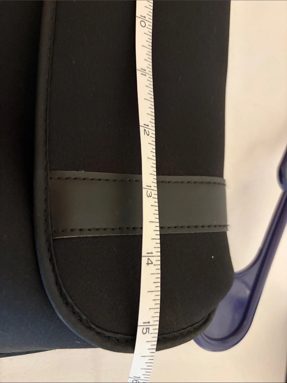 Black Tablet Sleeve with Strap Accent